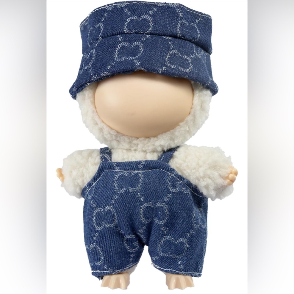 High Fashion Labubu or Doll Denim Outfit